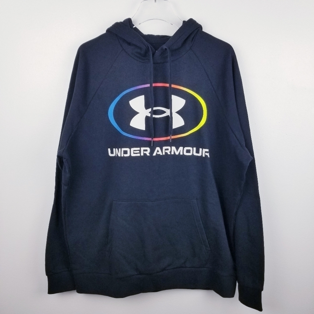 Under Armour Black Hooded Sweatshirt NWT, size XL